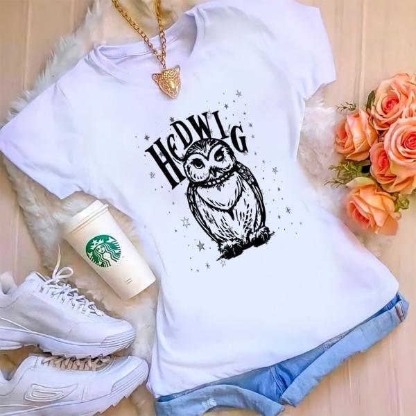 Camisa Branca - Hedwig Harry Potter