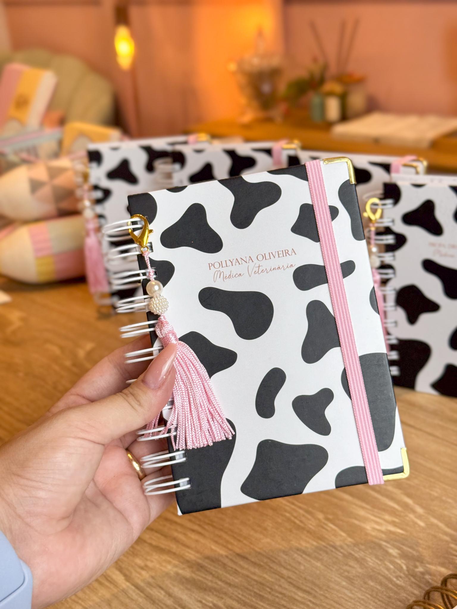 Mini Caderno A6 - Vaquinha