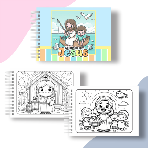 Livro de Colorir Cristão - Menino