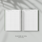 Planner diário neutro