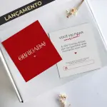 Card Obrigada Thank You 30 unidades | Vermelho
