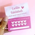 Cartão Fidelidade Personalizado - 50 unidades