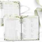 Planner datado 2025 - Rosa Branca