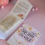 Escalda pés com card personalizado 30 un