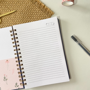 Caderno A5 personalizado 80 folhas