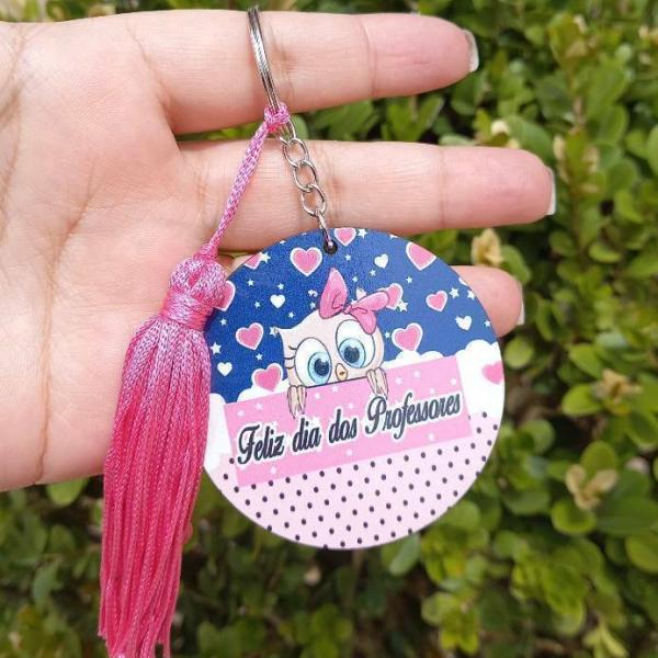 Chaveiro MDF 5x5cm