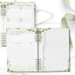 Planner datado 2025 - Rosa Branca