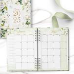 Planner datado 2025 - Rosa Branca