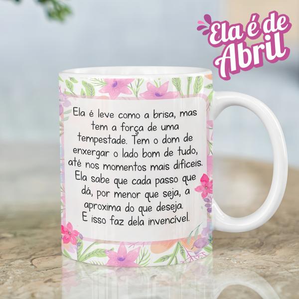Caneca Porcelana - Mulheres de cada mês