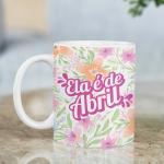 Caneca Porcelana - Mulheres de cada mês