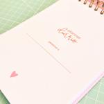 Planner diário bloco