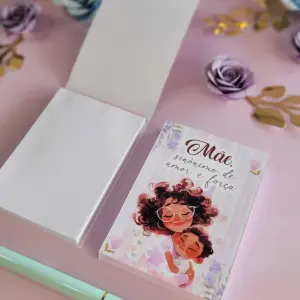 Bloquinho personalizado 10x7cm - 30 unidades