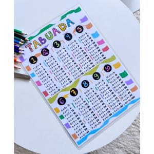 Tabuada personalizada A4