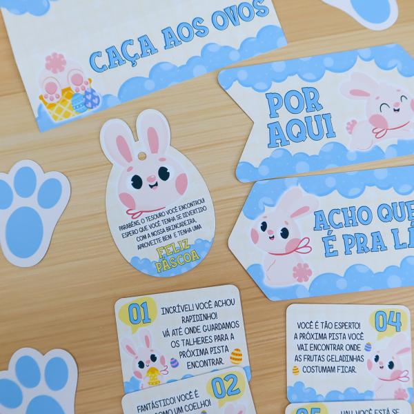 Caça aos Ovos de Páscoa - Azul
