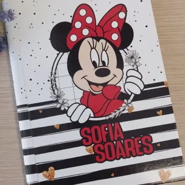 Capa personalizada para caderno (somente capa)