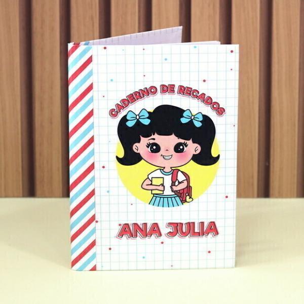 Caderno bilhete/recados brochura A5 - 48 folhas