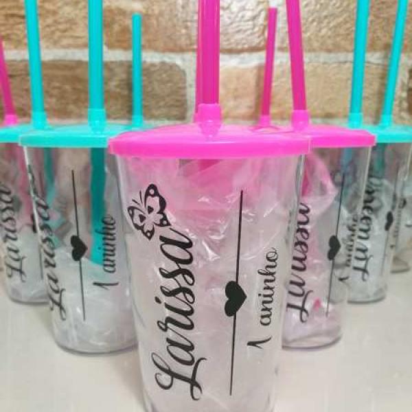 Copo Twister 300ML Adesivado - 10 unidades