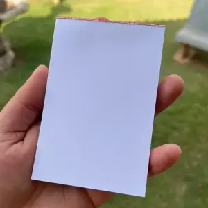 Kit Bloco bloquinho de anotações brochura - 10x7cm | 5 unidades