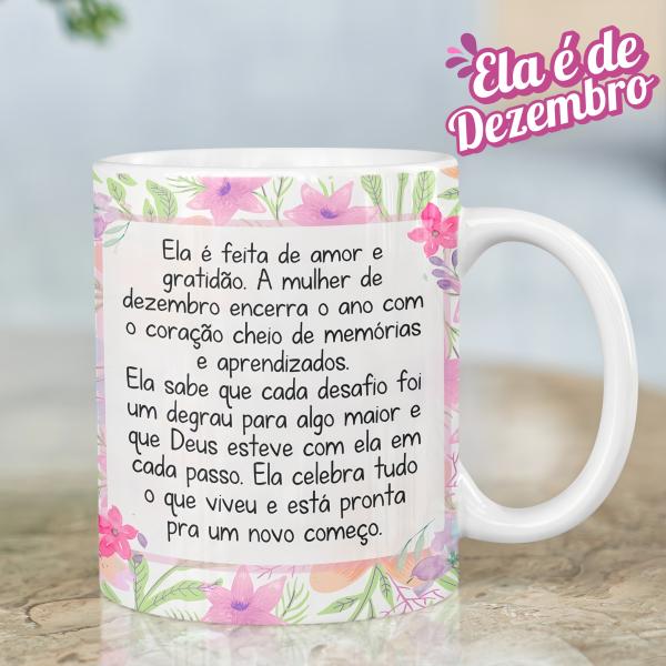 Caneca Porcelana - Mulheres de cada mês