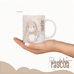 Caneca Porcelana | Feliz Páscoa