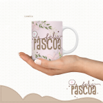 Caneca Porcelana | Feliz Páscoa