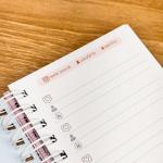 Mini caderno logins e senhas