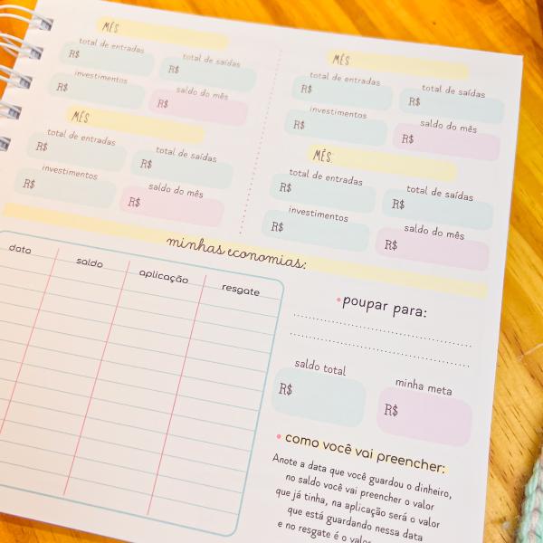 Planner Financeiro | 14x14cm