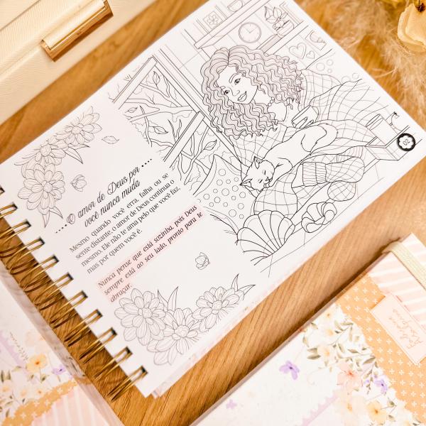 Livro de Colorir - Cristão | Desenhos + Mensagens