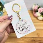 Chaveiro MDF 5cm x 5cm - Frases