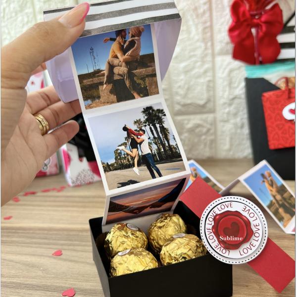 Caixa com 6 fotos