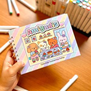Livro de Colorir Amigudis| Menina