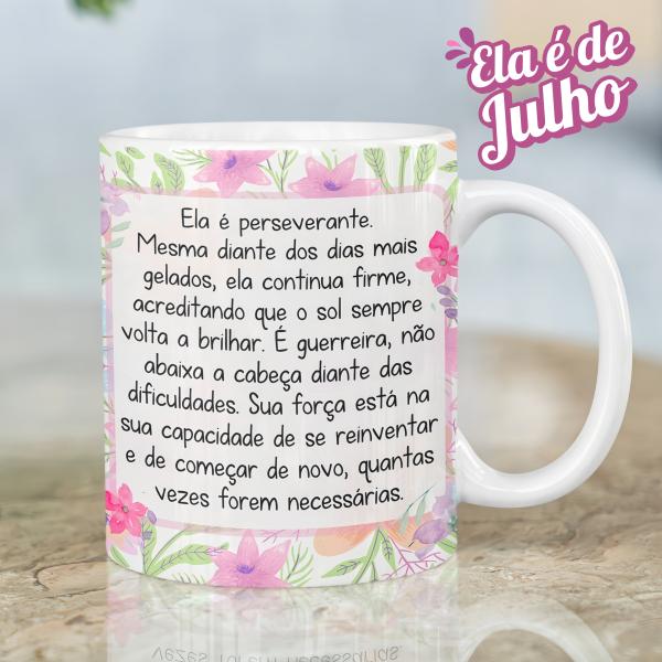 Caneca Porcelana - Mulheres de cada mês