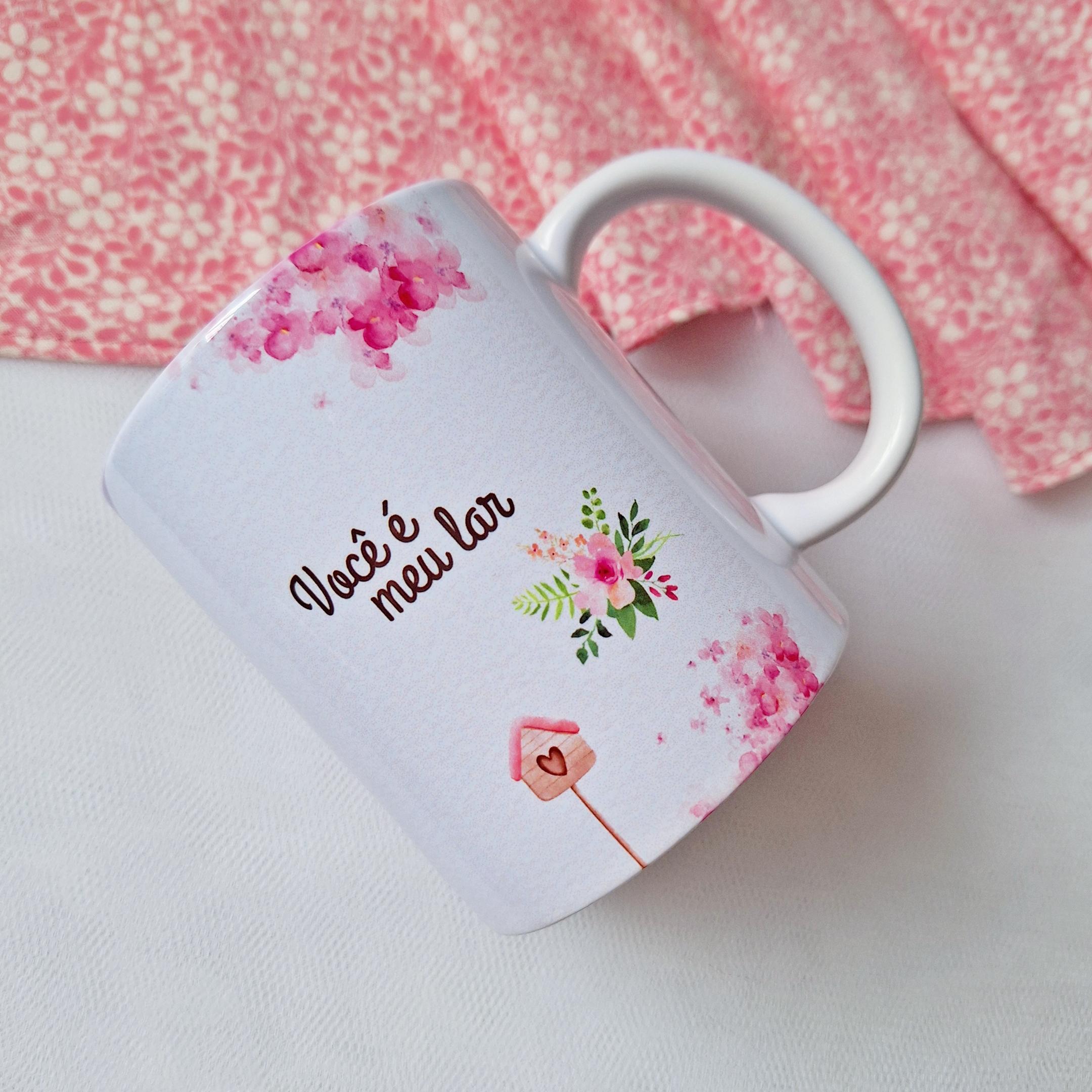 Caneca de Porcelana Você é meu lar