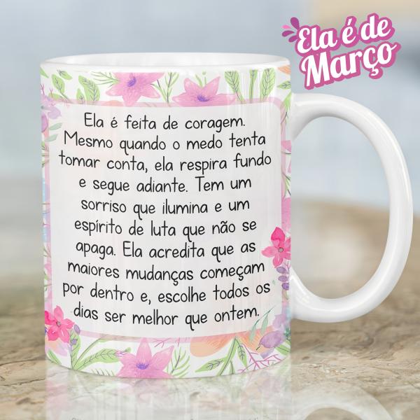 Caneca Porcelana - Mulheres de cada mês
