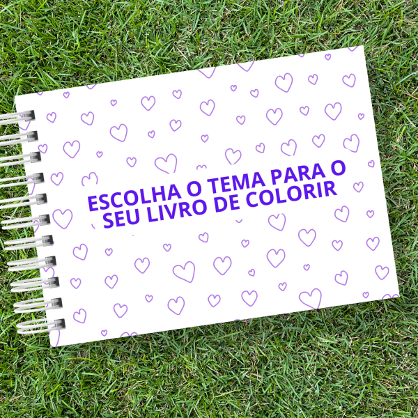 Livro de Colorir - Escolha o seu tema | 50 desenhos