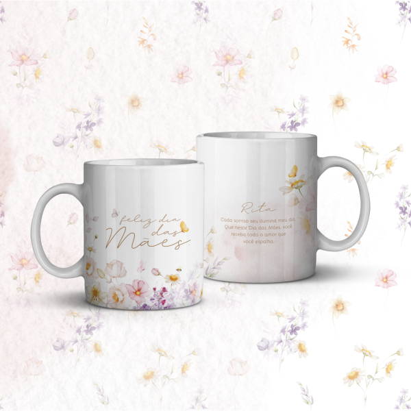 Caneca Porcelana - Dia das Mães