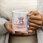 Caneca porcelana Uso exclusivo da professora