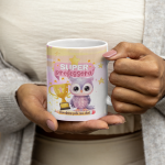 Caneca porcelana Uso exclusivo da professora