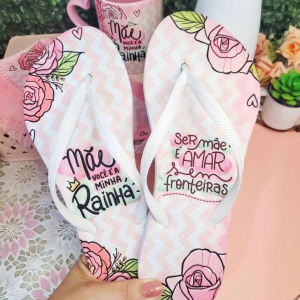 Chinelo Estampado | Dia das Mães