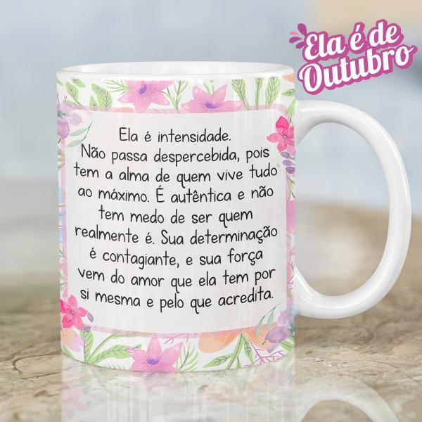 Caneca Porcelana - Mulheres de cada mês