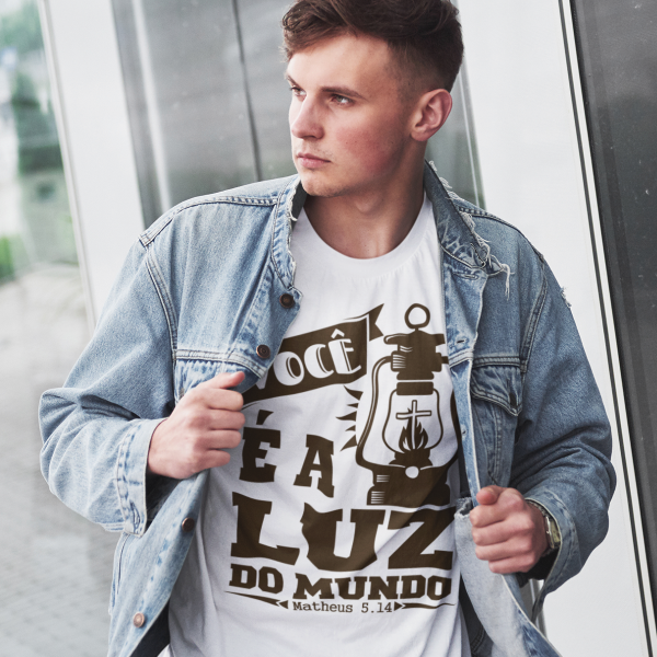 Camisa Cristã - Você é a luz do mundo