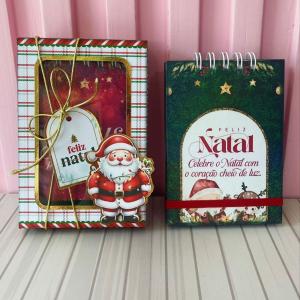 Bloco de anotações com caixa