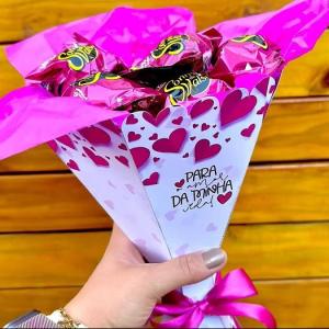 Buquê de personalizado com bombom