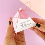 Porta bombom triângulo | Dia das Mães