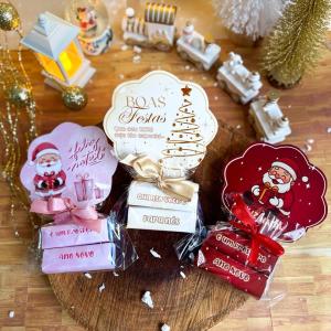 Bis personalizado lembrancinha Natal