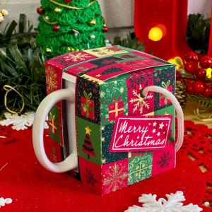 Caixa natalina para caneca