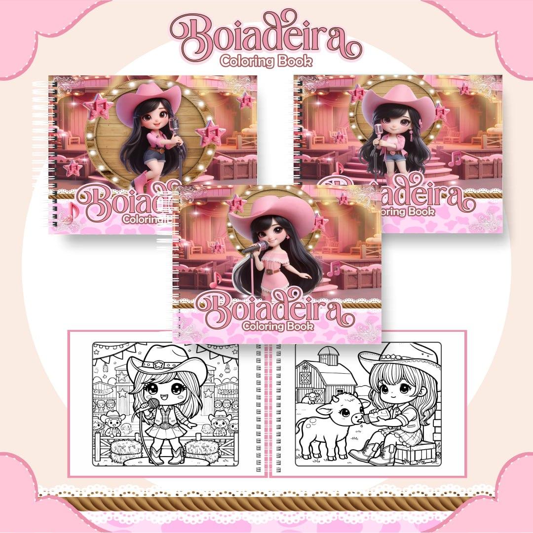 Livro de Colorir Boiadeira