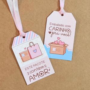 Tag para sacola - 50 unidades