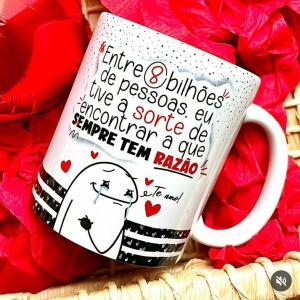 Caneca porcelana - Dia dos Namorados