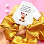 Card com xuxinha de cetim